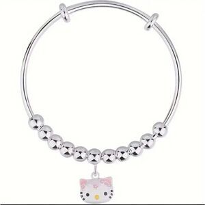 Sanrio Hello Kitty Silver Bangle Bracelet